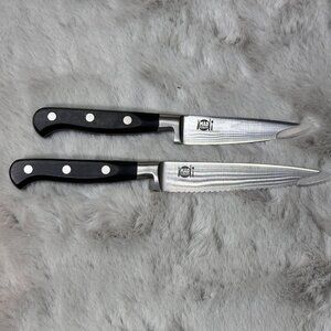 Mad Hungry 2 Piece Knives Professional Steel Forge Prep Kitchen